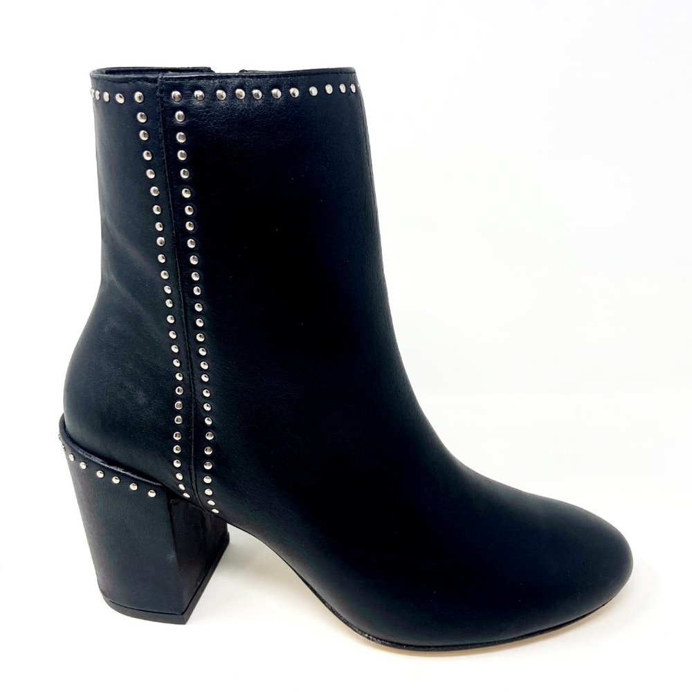Studded Black Ankle Boots